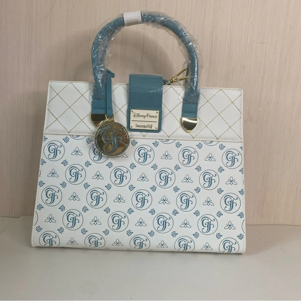 NWT Loungefly Disney Parks Grand Floridian Resort Elegant Satchel Tote Bag
